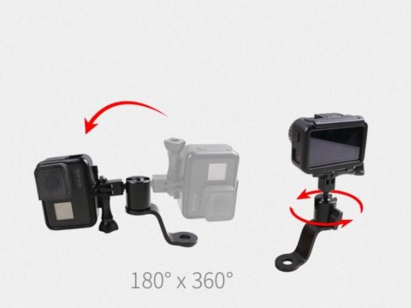 Otočný držák na akční kameru
