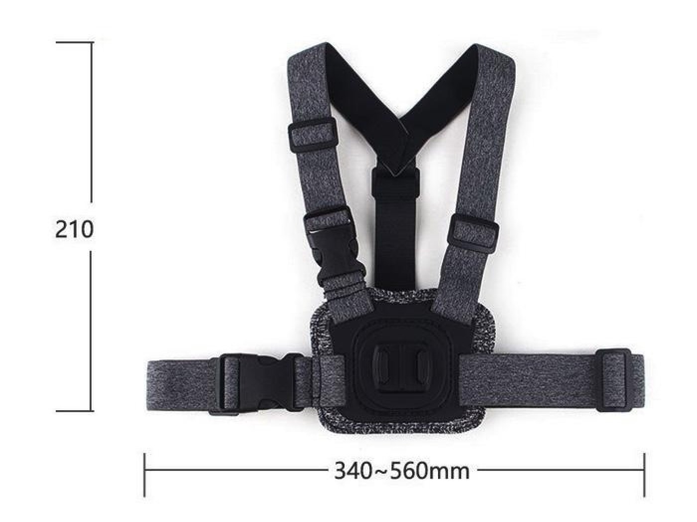 Hrudní popruh na akční kameru