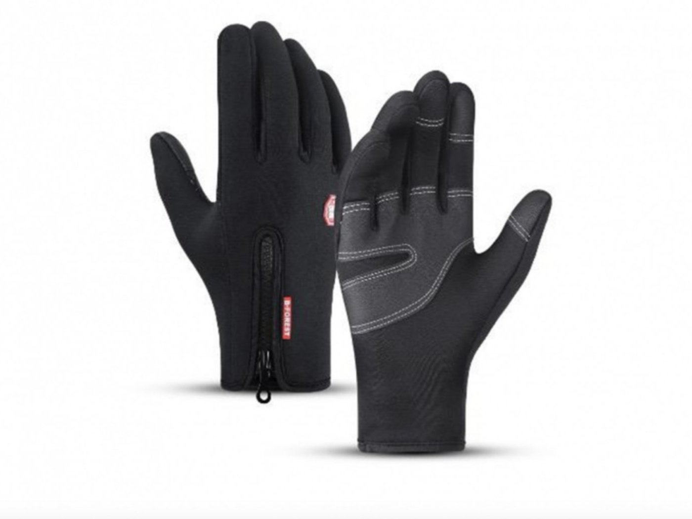 Teplé dotykové rukavice (L)