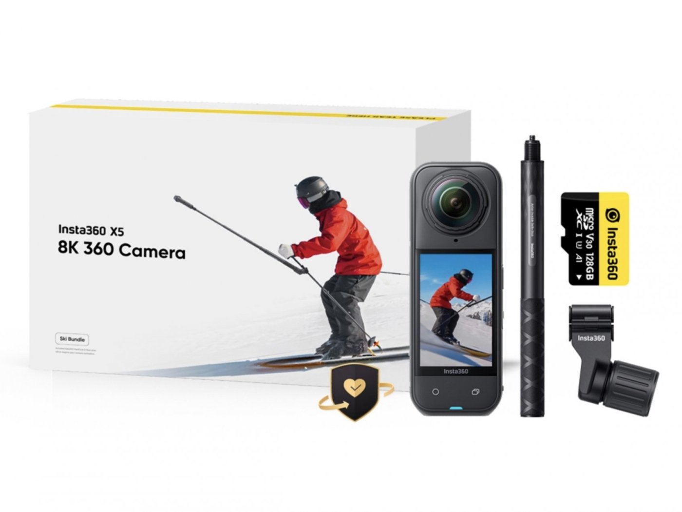 Akční kamera Insta360 X5 – Ski Bundle