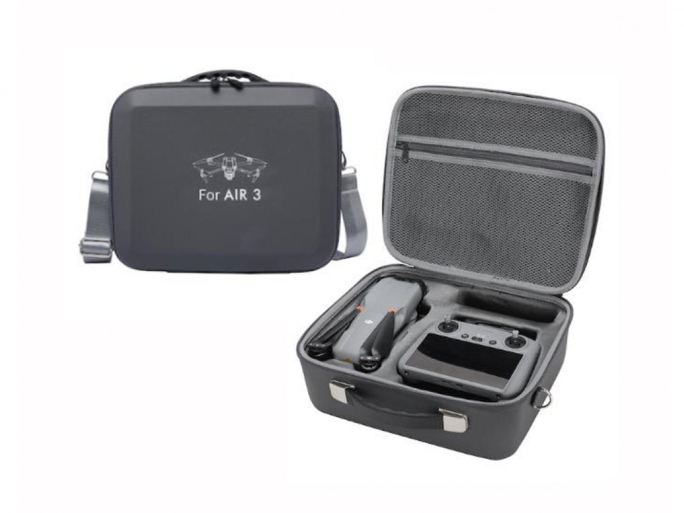 Šedé pouzdro na dron Air 3 / Air 3S