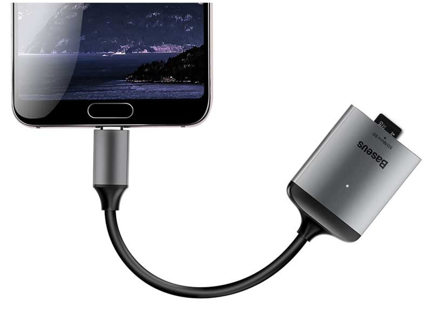 Adapter Baseus USB-C na Card Reader Hub