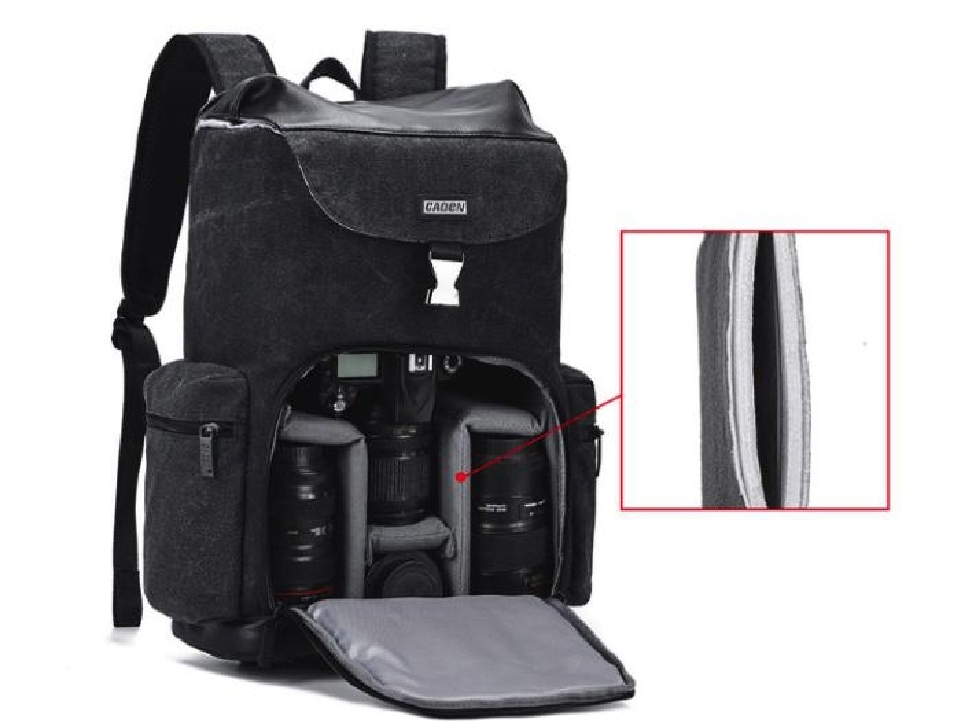 Fotobatoh s nastavitelnými přepážkami