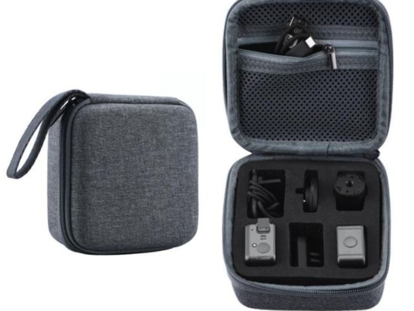 Šedé mini pouzdro na DJI Action 2