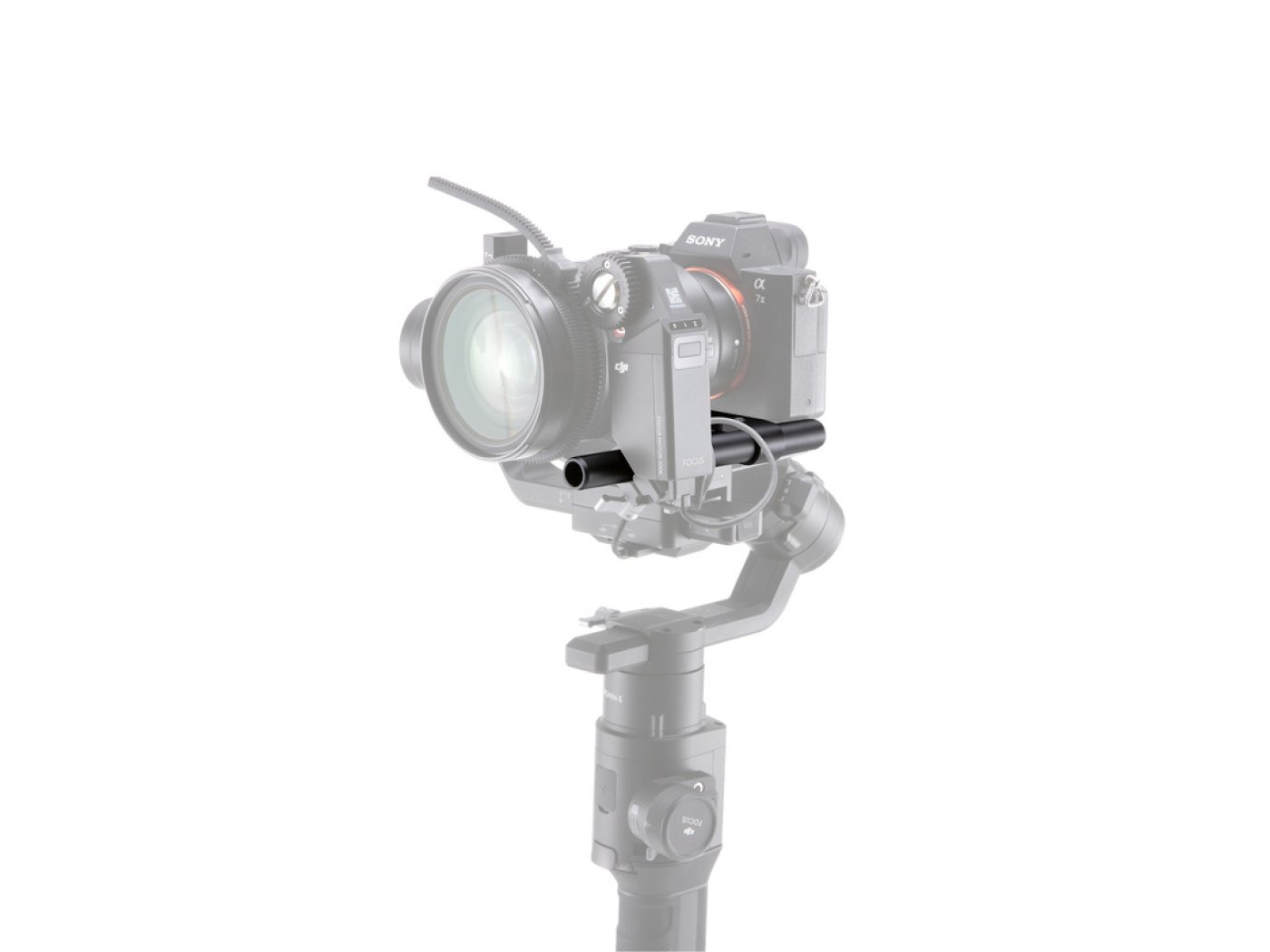Focus Motor Rod Mount pro ruční stabilizátor kamery DJI Ronin-S