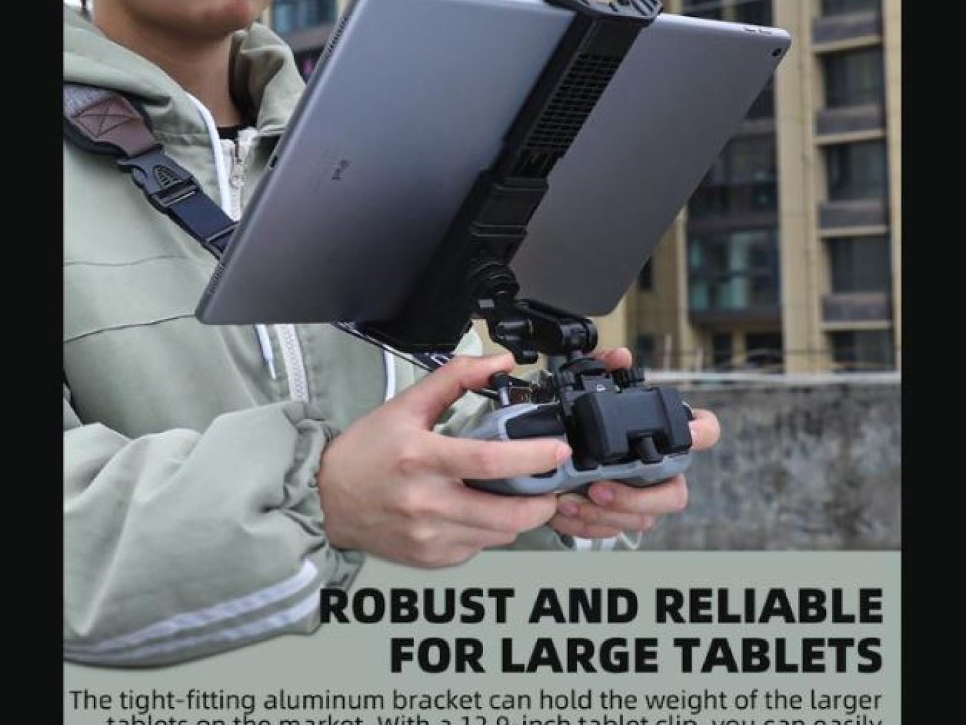 Držák tabletu na dálkový ovladač (natažení pružiny do 23,3 cm)