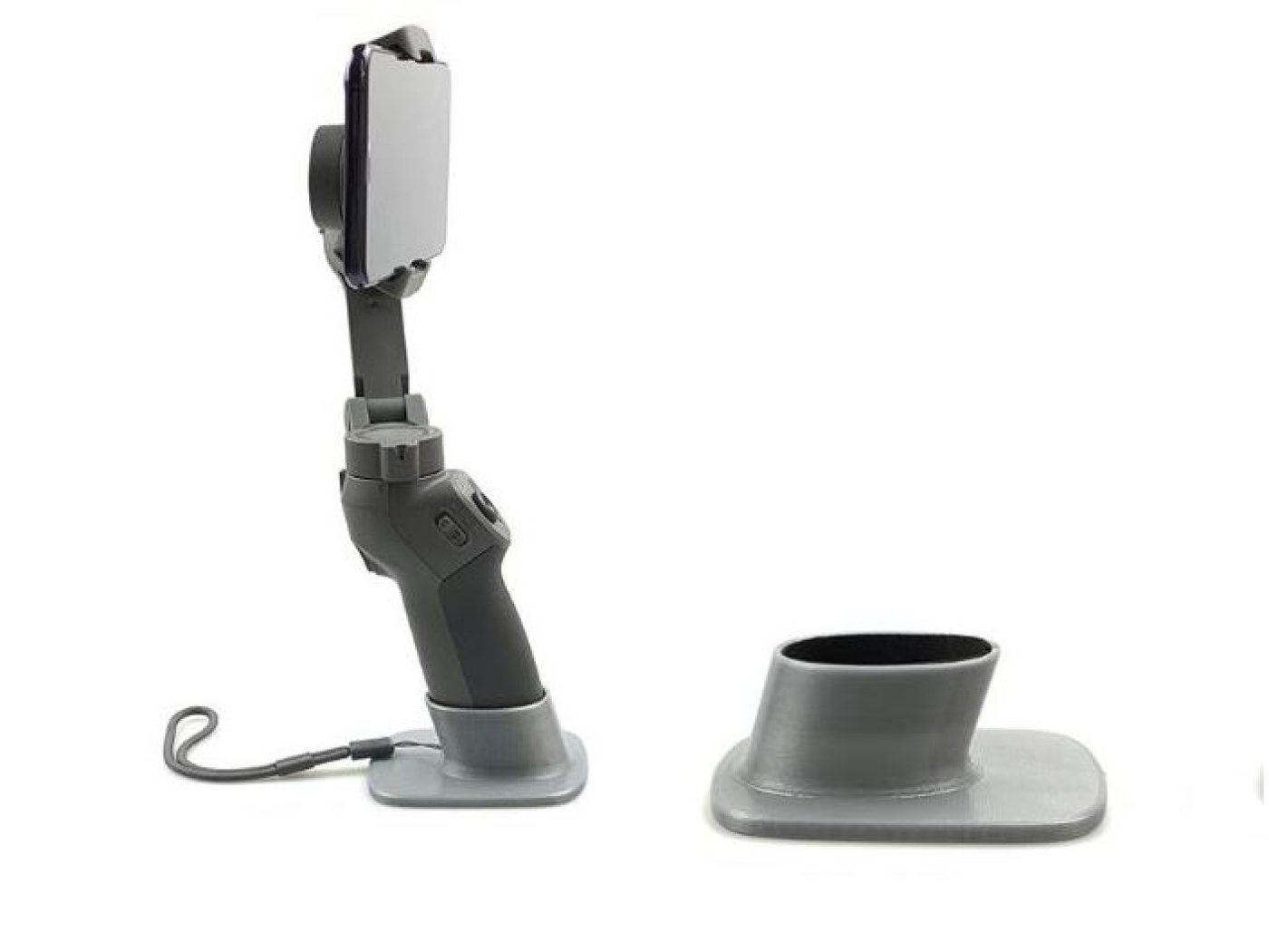 Zahnutá základna na DJI Osmo Mobile 3 / 4 / SE