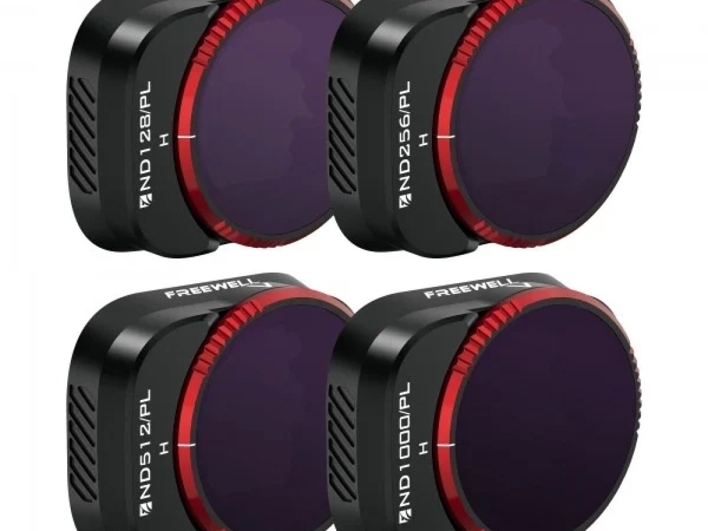 Freewell sada čtyř polarizačních filtrů Long Exposure pro DJI Mini 3 / Mini 3 Pro