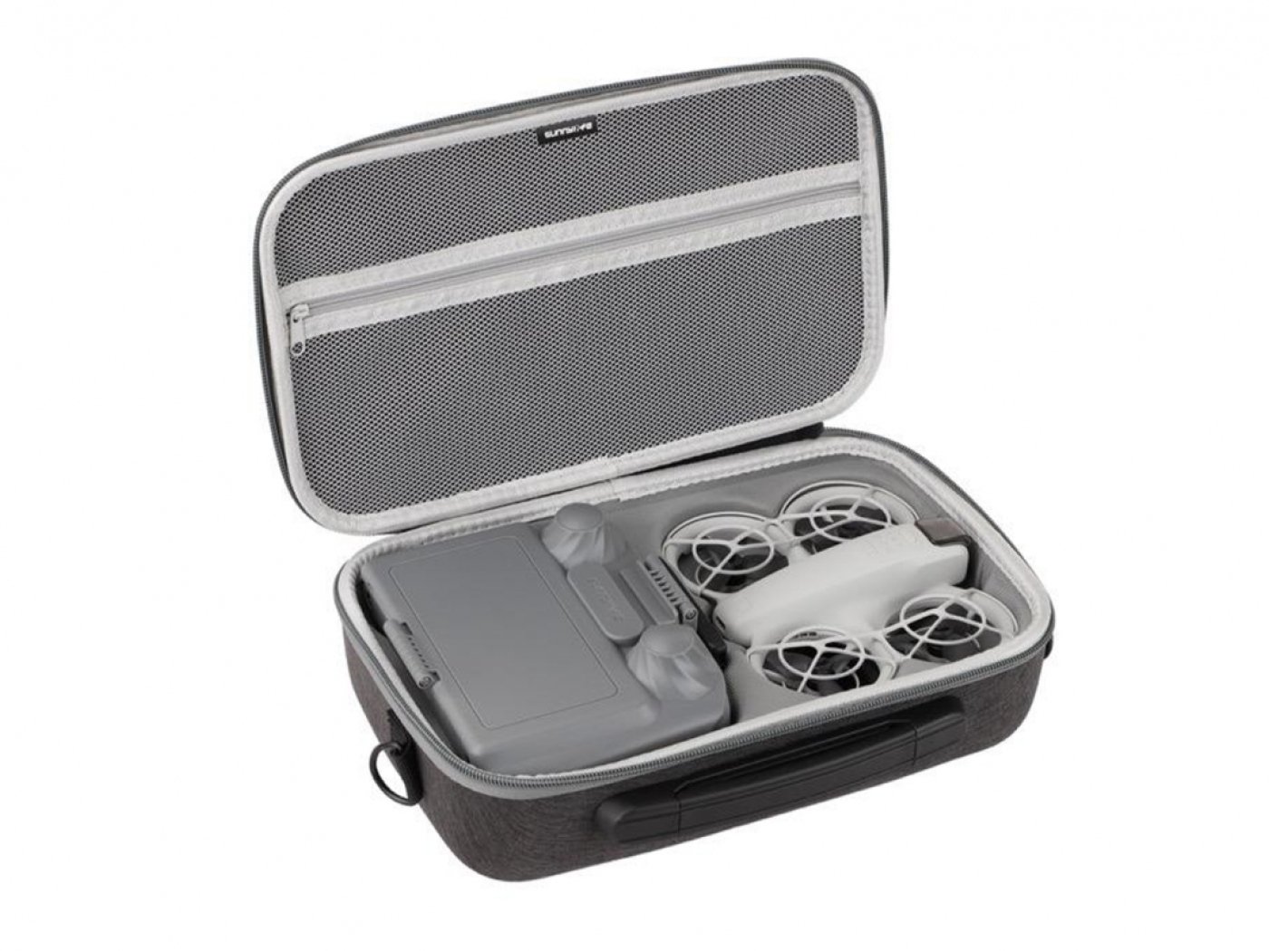 Šedé pouzdro na dron DJI Neo