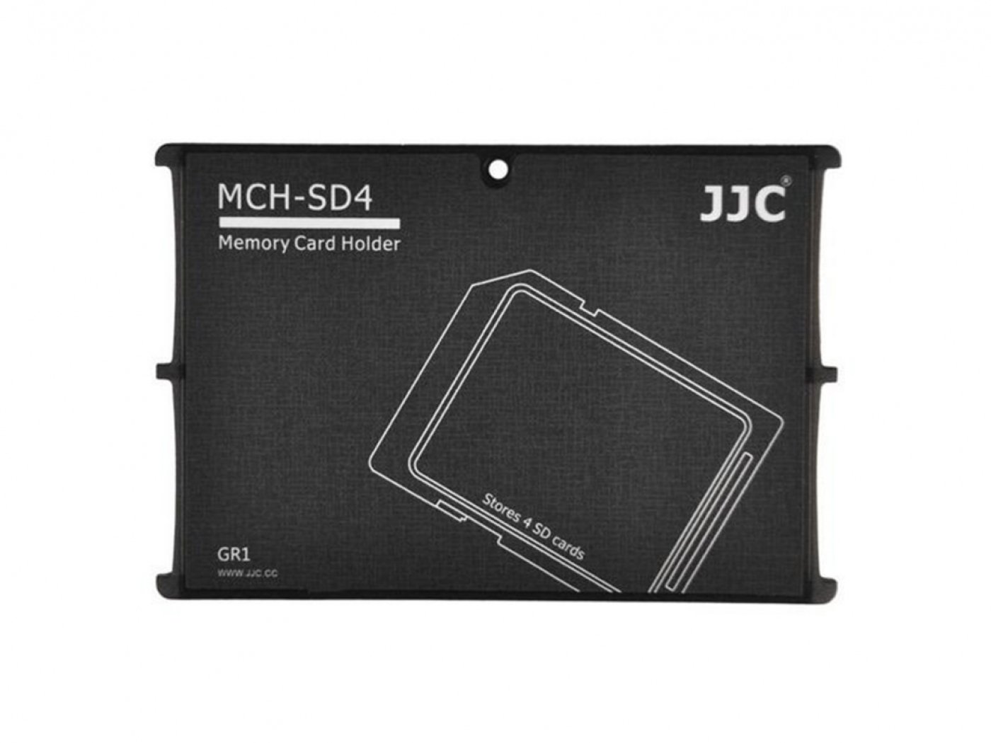 Pouzdro na čtyři SD paměťové karty