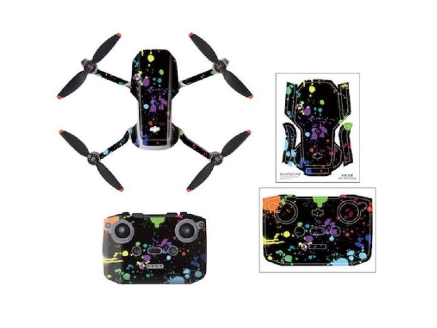 Barevný polep na dron a ovladač DJI Mini 2