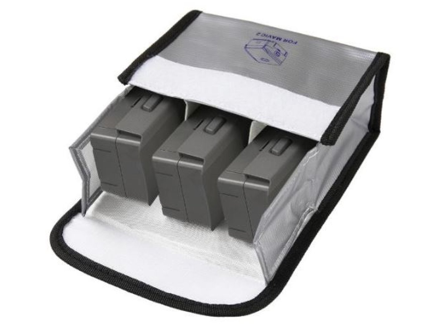 Ohnivzdorný obal na tři baterie DJI Mavic 2