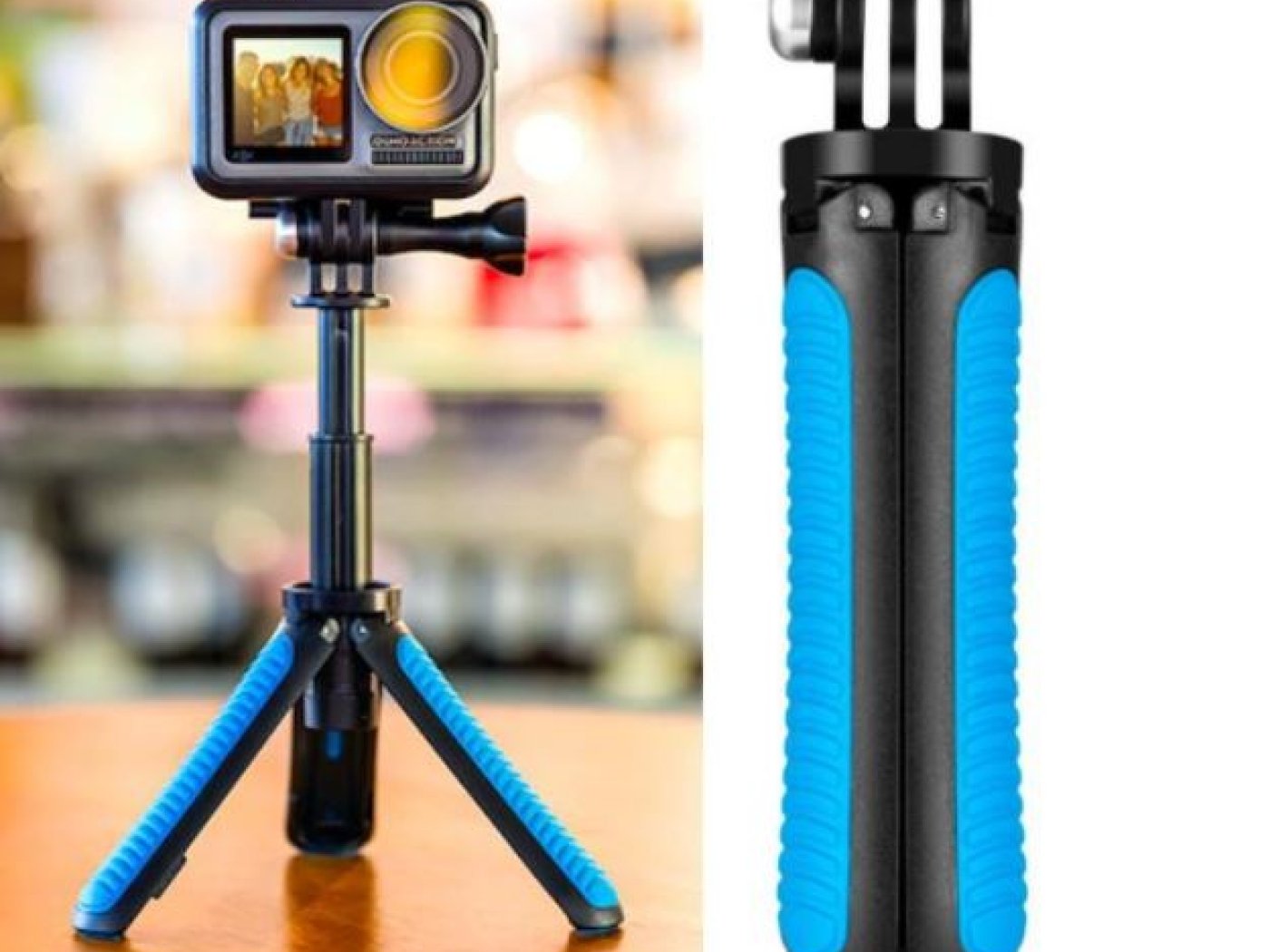 Stativ s nastavitelnou výškou na akční kameru