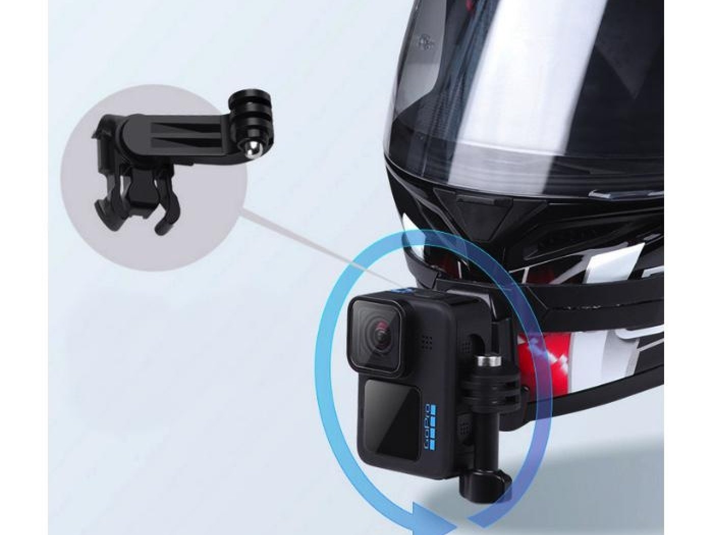 Držák akční kamery na sponu J-Hook (1 ks)