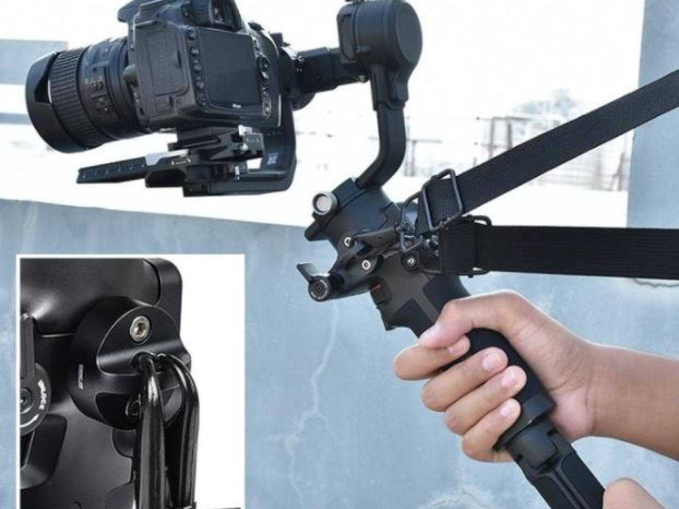 Široký popruh na krk na stabilizátor DJI RS 2 / RSC 2