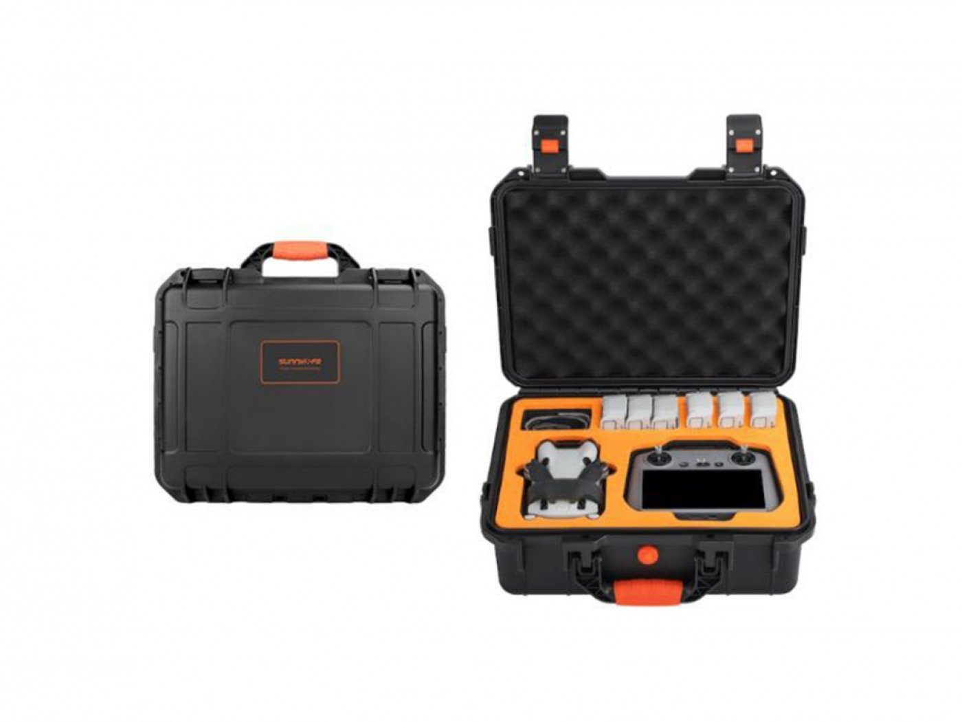 Černý voděodolný kufr na dron DJI Mini 4 Pro