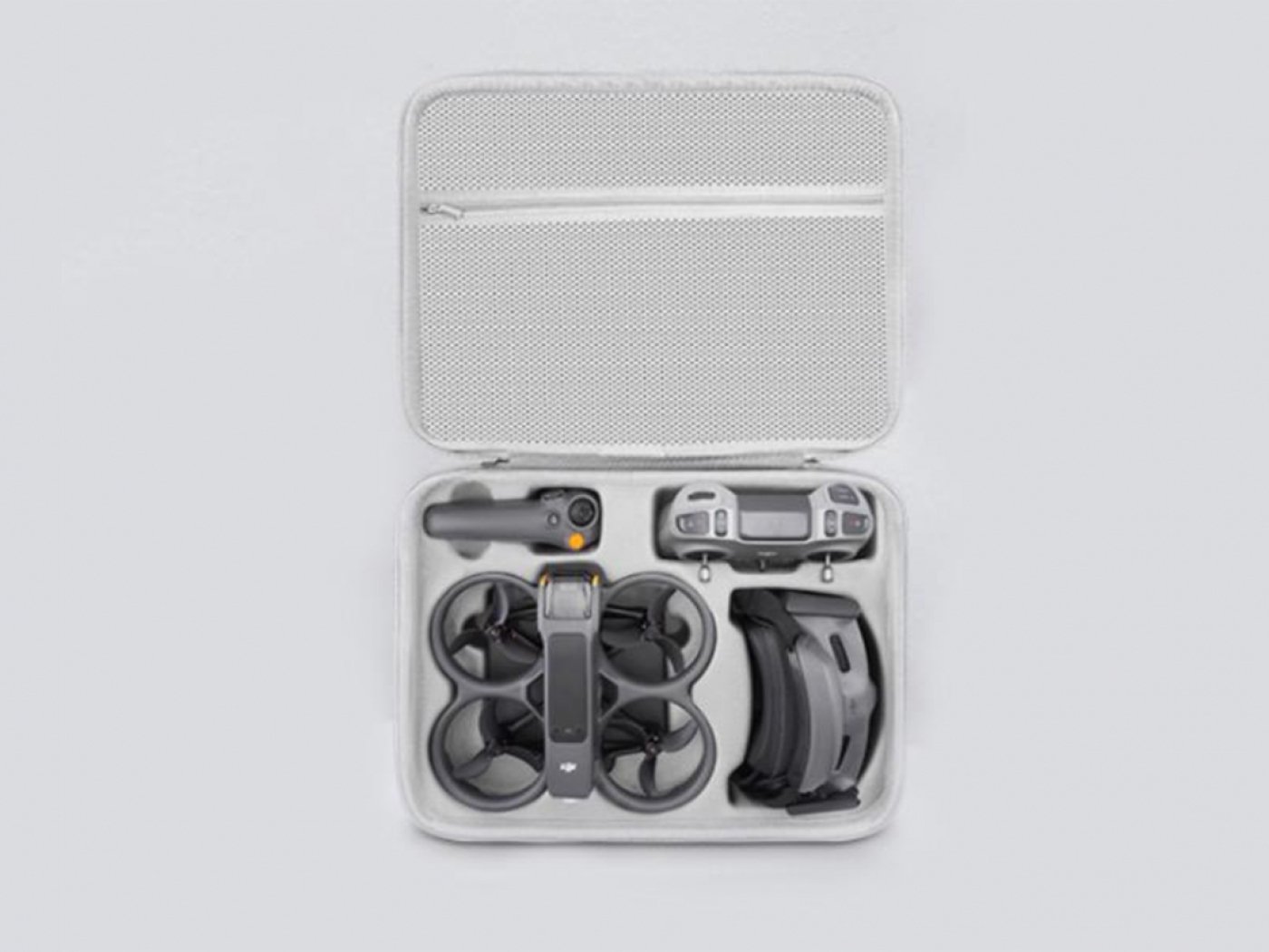 Šedé voděodolné pouzdro na dron DJI Avata 2