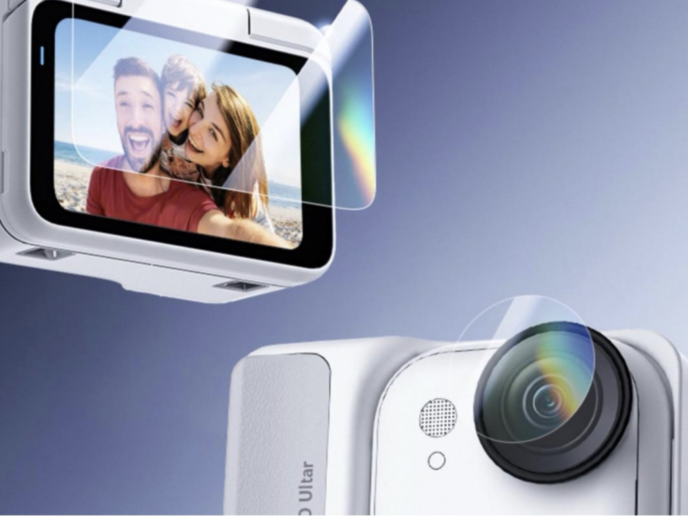 Ochranná fólie na displej a chránič čočky pro kameru Insta360 GO Ultra