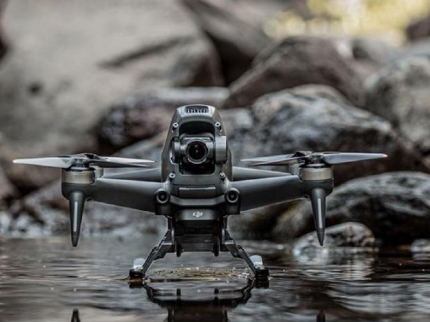 Rychloupínací podvozek na DJI FPV závodní dron