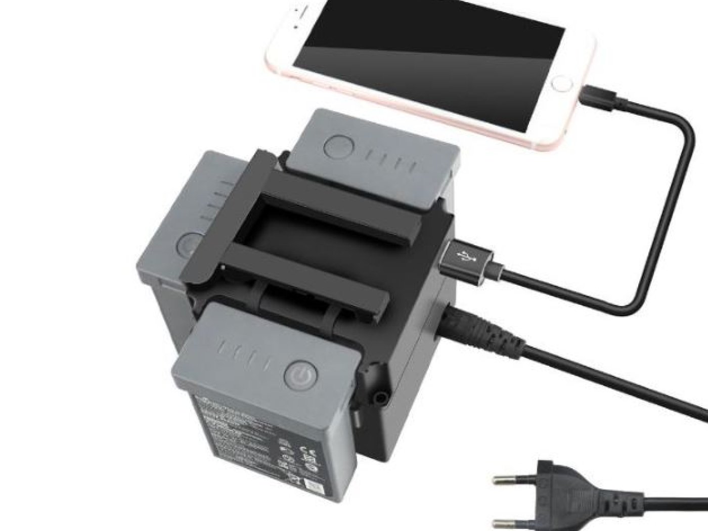 Nabíjecí stanice pro tři baterie DJI RoboMaster S1