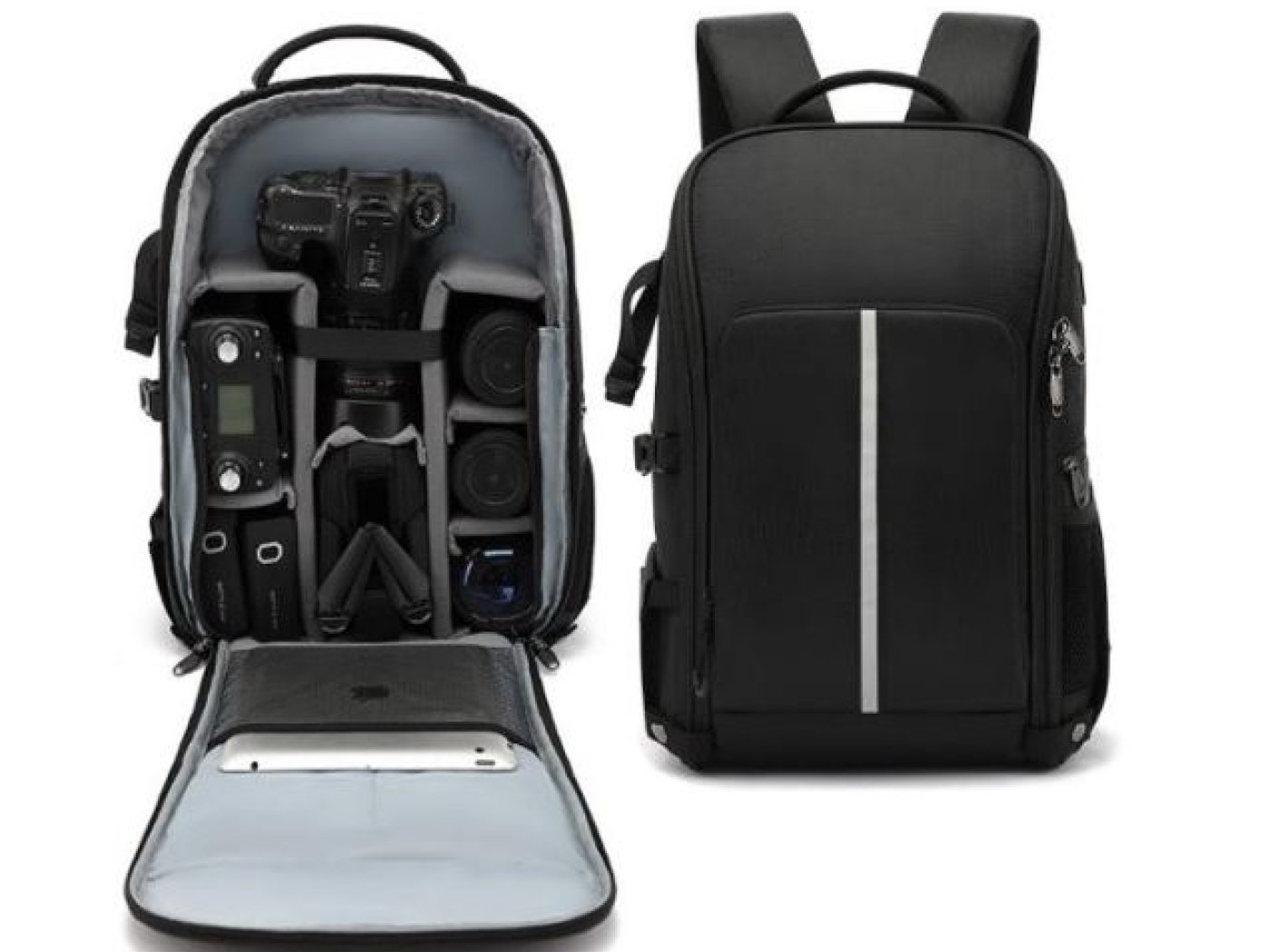 Fotobatoh s nastavitelnými přepážkami