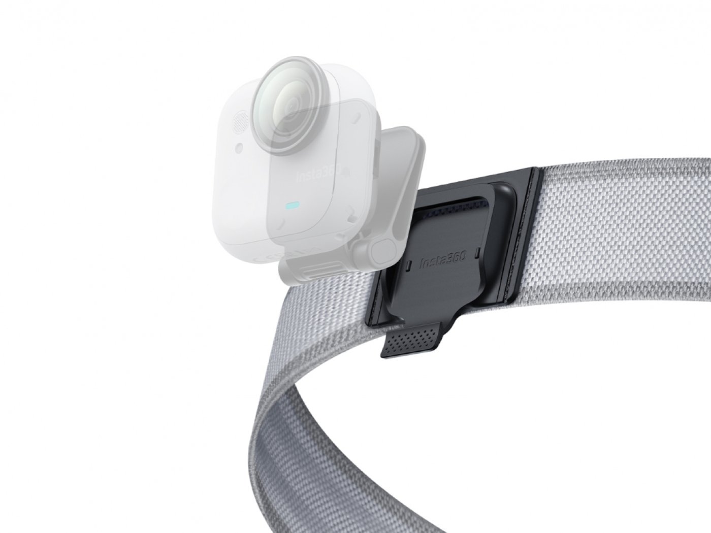 Čelenka Easy Clip pro Insta360 GO Ultra - šedá