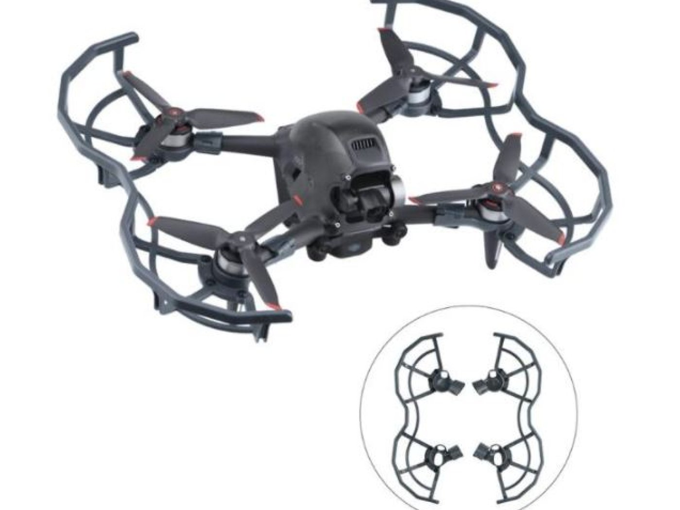 Ochranné oblouky na DJI FPV závodní dron