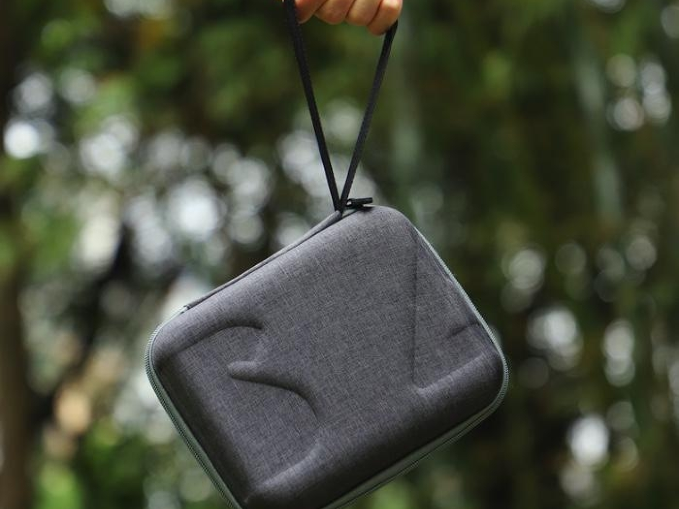 Šedé polyesterové pouzdro na stabilizátor Insta360 Flow