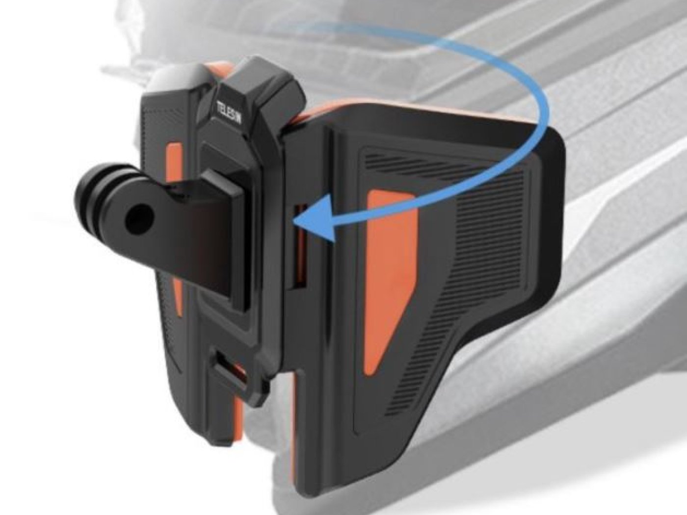 Speciální držák akční kamery na integrální helmu