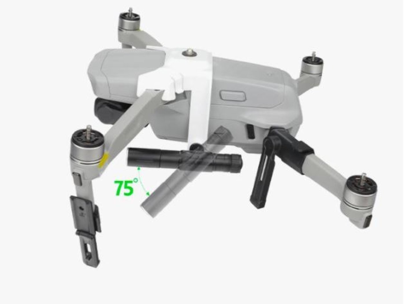 Zvýšené přistávací nohy a LED světla na dron DJI Mavic Air 2