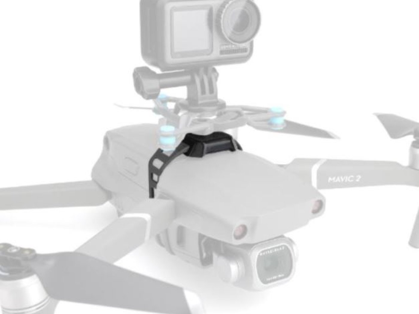 Univerzální adaptér pro připevnění akční kamery na dron