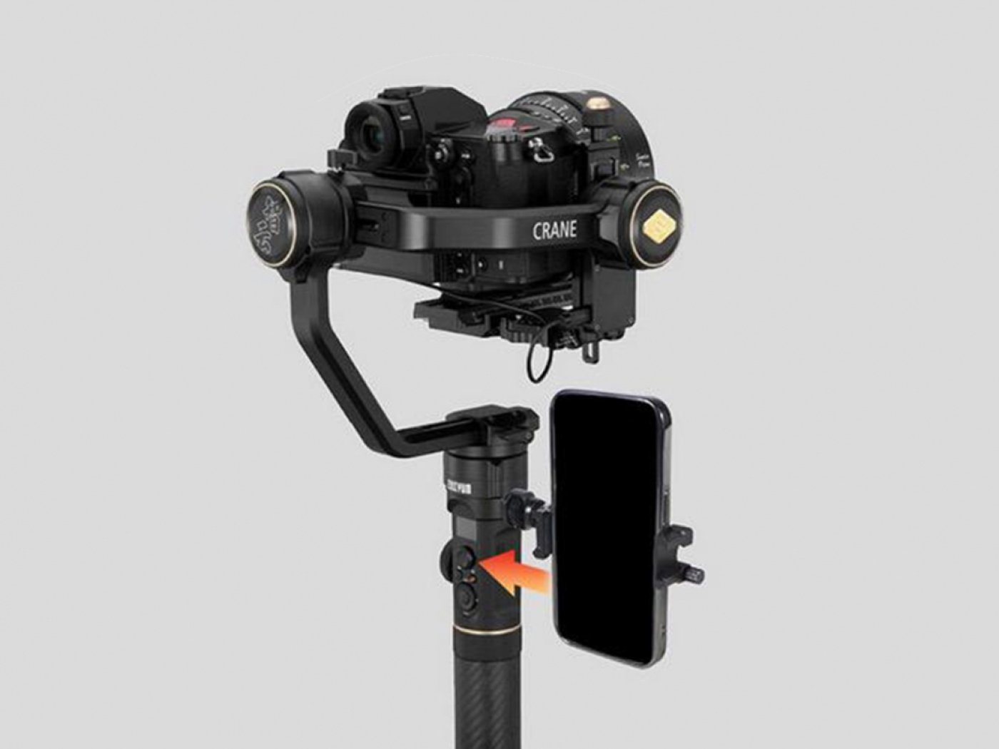 Držák na telefon pro stabilizátor DJI RS 3 / RS 3 Pro / RS 4 / RS 4 Pro