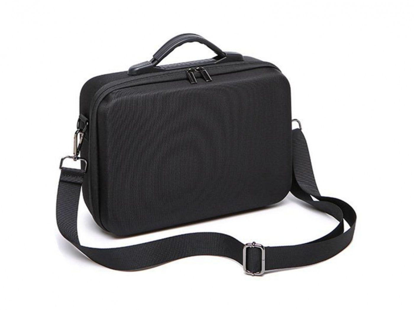 Černé pouzdro s popruhem přes rameno na dron DJI Neo