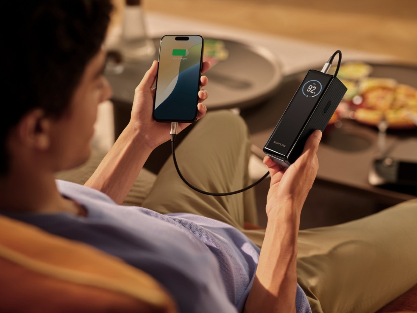 EcoFlow RAPID Powerbanka (25000mAh) - stříbrná