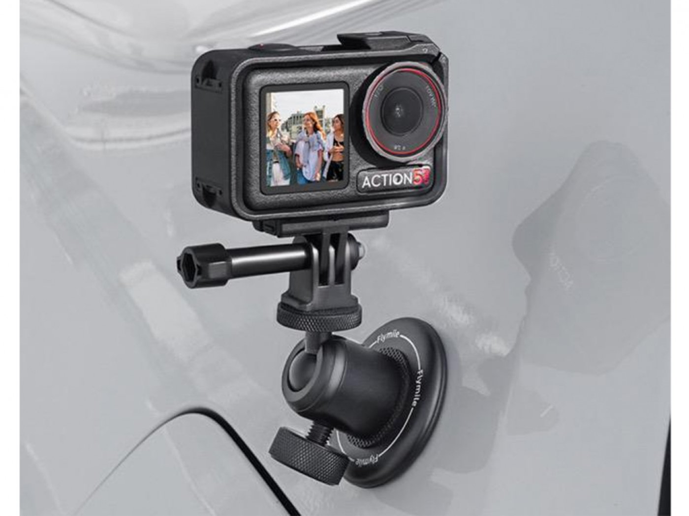 Magnetický stojan s otočným adaptérem na akční kameru