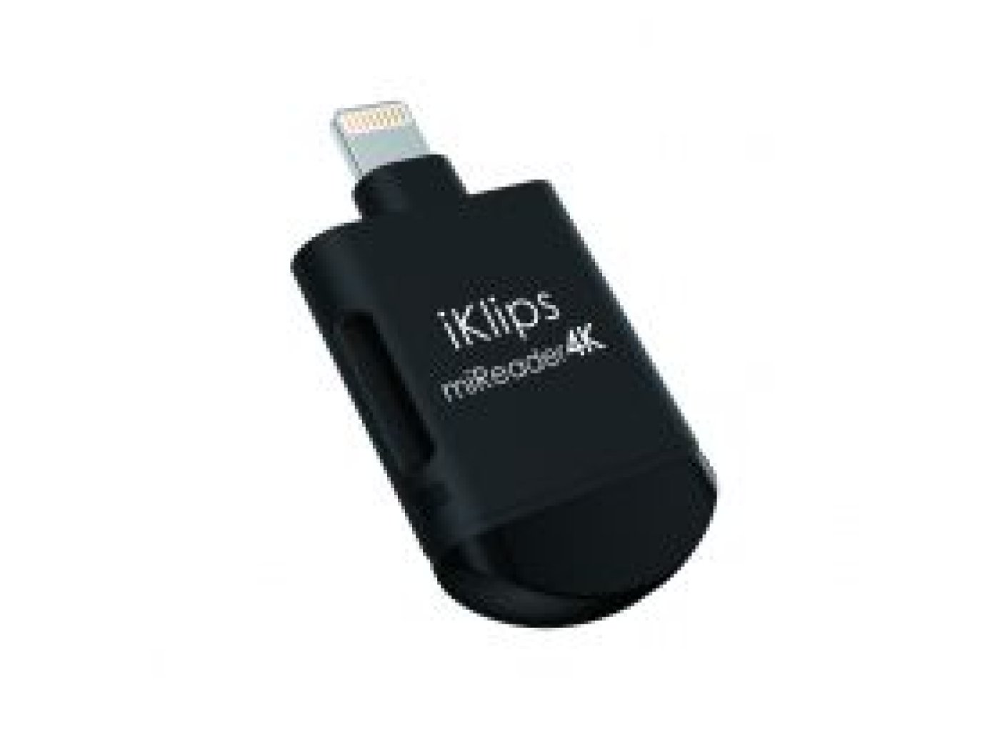 Adam Elements iKlips miREADER 4K Lightning / Micro USB čtečka microSD karet 2in1 - černá