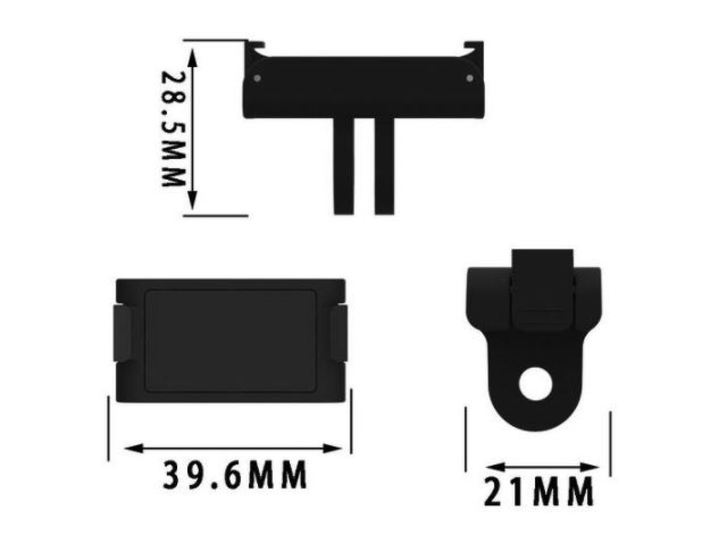Magnetický adaptér na kameru DJI Action 2