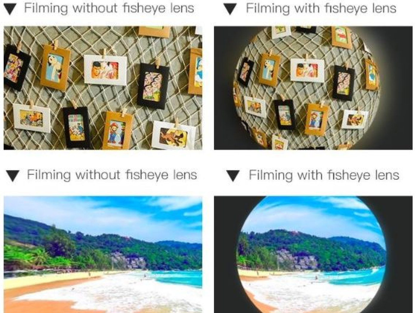 Objektiv rybí oko na DJI Osmo Pocket / Pocket 2