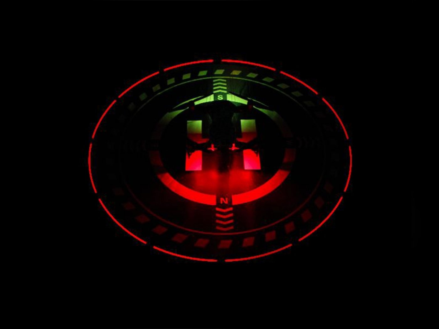 Přistávací plocha pro drony s LED páskou (70cm)