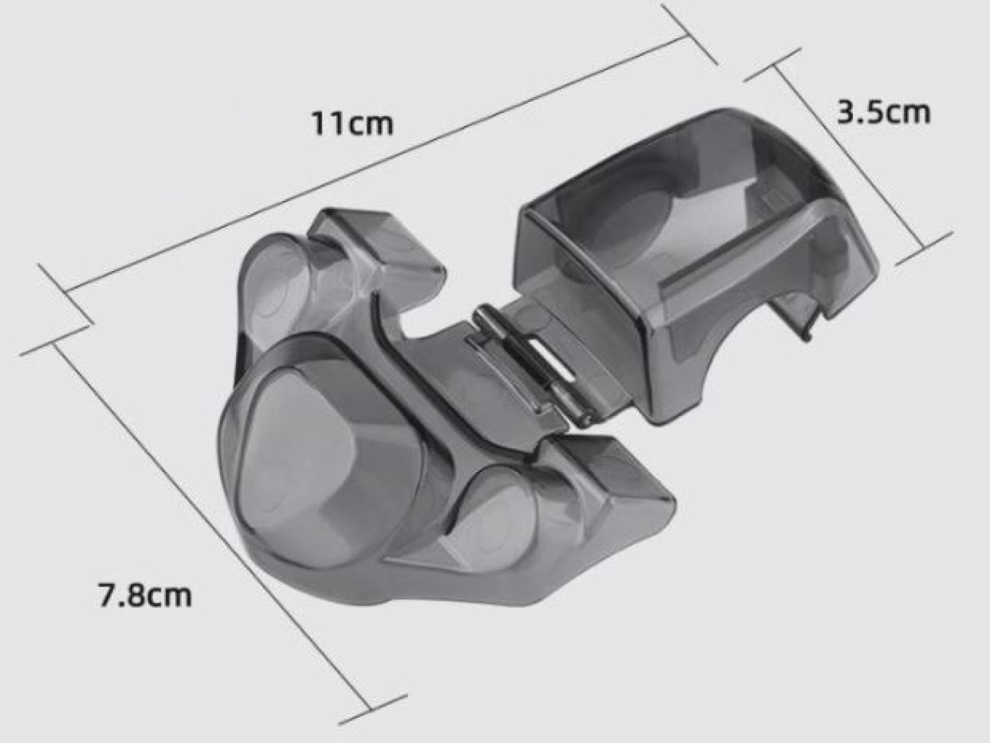 Kryt kamery a senzorů na DJI FPV závodní dron