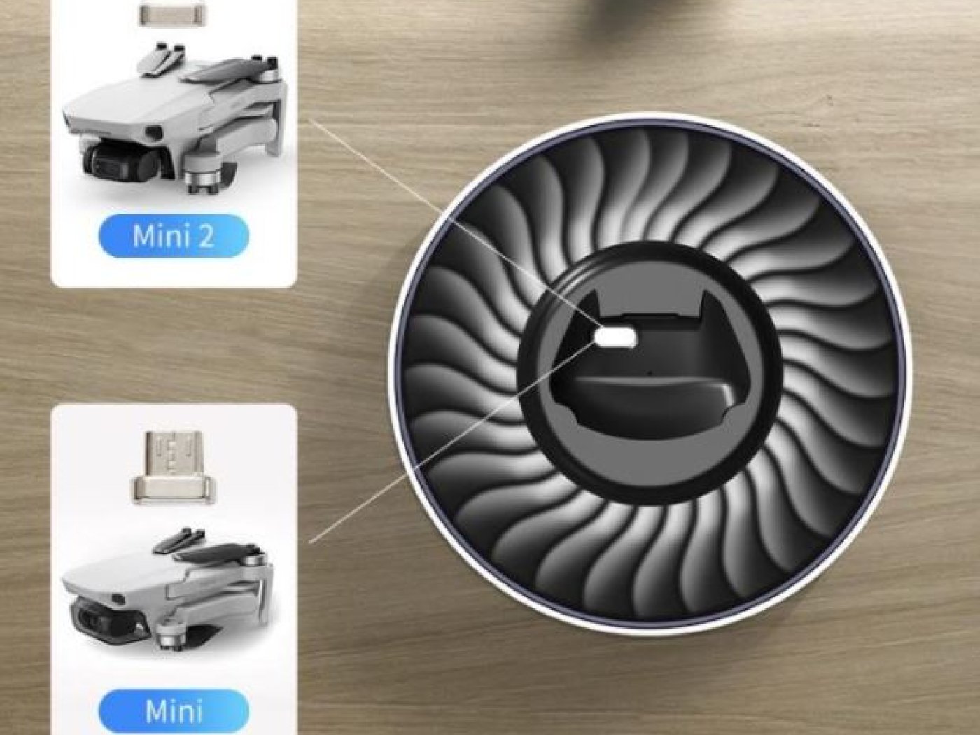 Nabíjecí základna na DJI Mavic Mini / Mini 2 / Mini SE