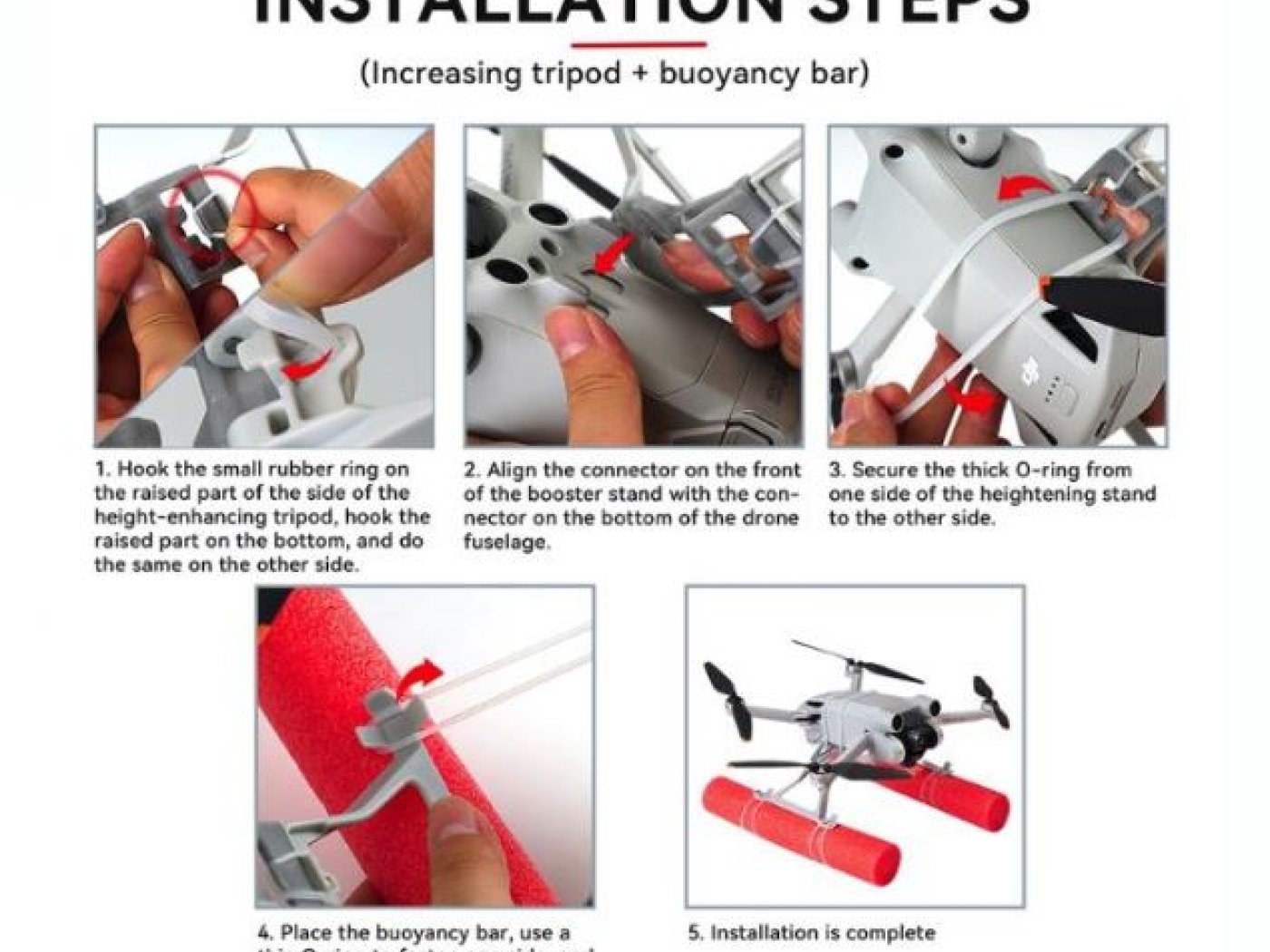 Plovoucí přistávací podvozek na dron DJI Mini 3 Pro