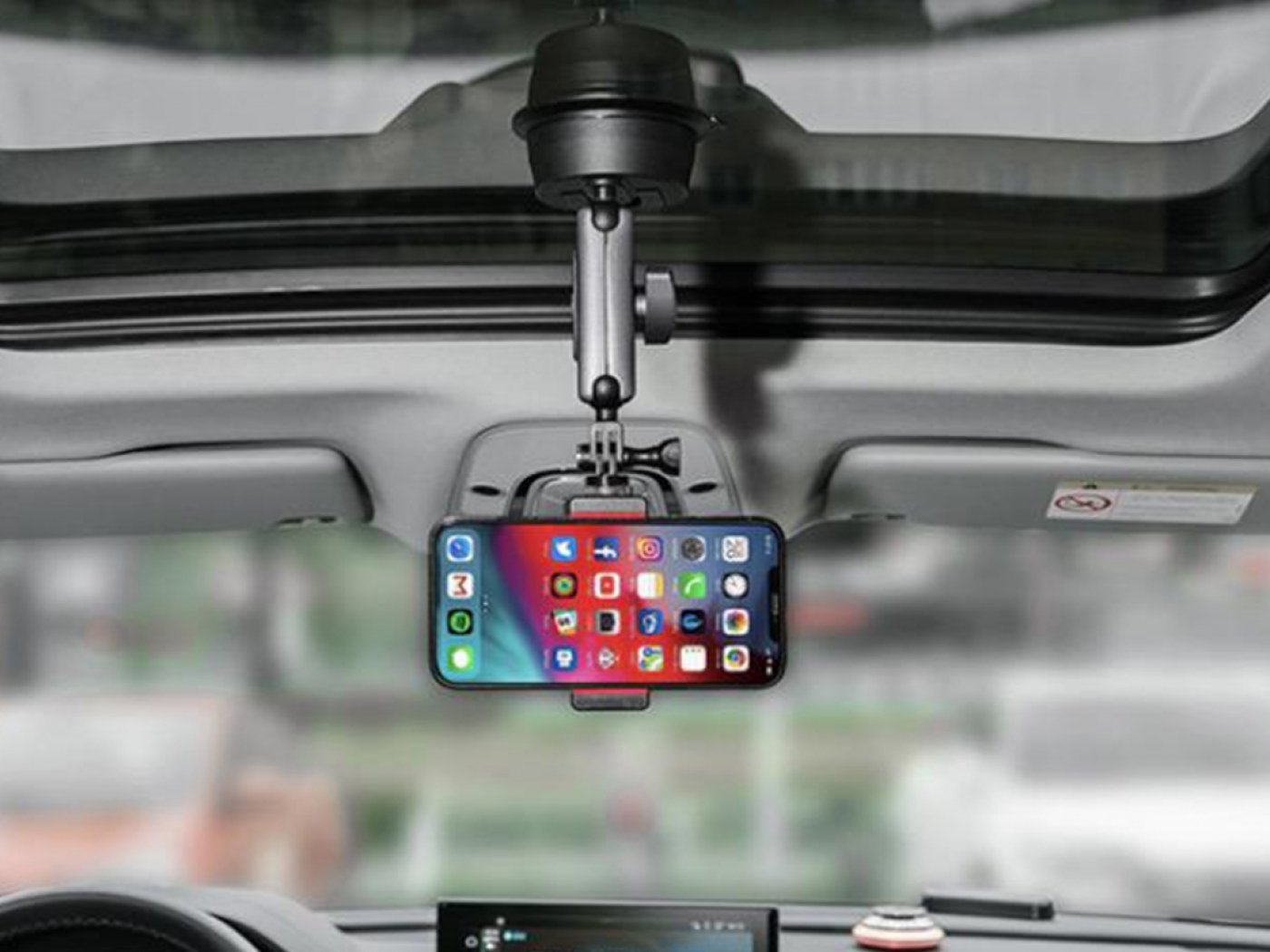 Držák akční kamery s přísavkou