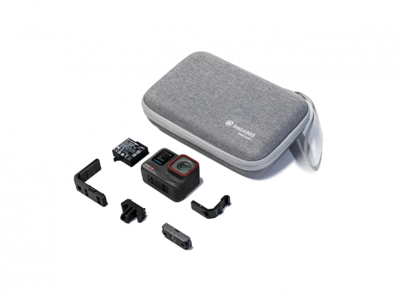 Šedé pouzdro na kameru Insta360 Ace Pro