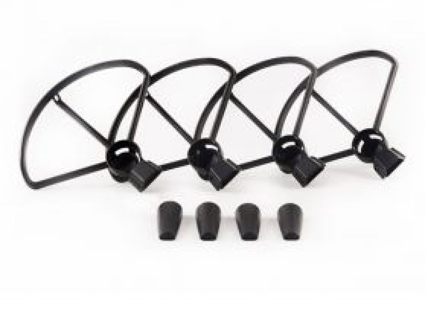 Chrániče vrtulí a zvýšené přistávací nohy Adam FLEET pro dron DJI Spark - černé