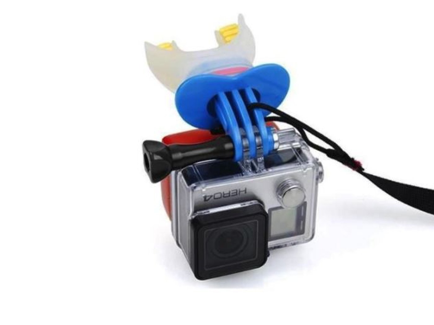 Držák akční kamery do pusy (typ 1)