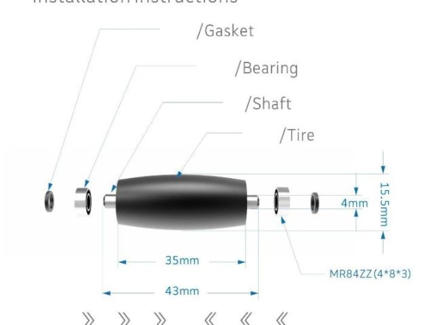 Pneumatiky na kola DJI RoboMaster S1