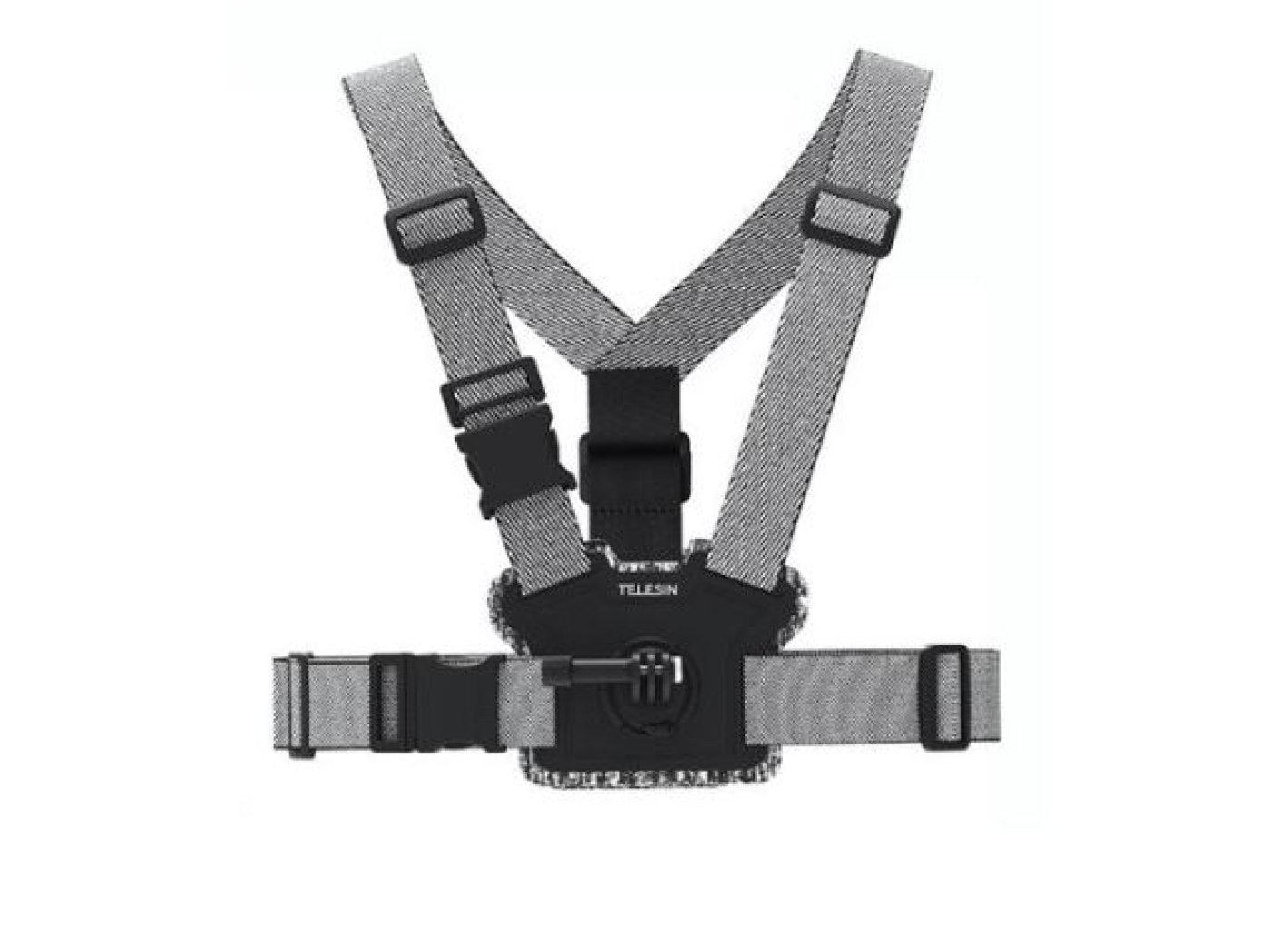Hrudní popruh s předním a zadním adaptérem pro připojení akční kamery