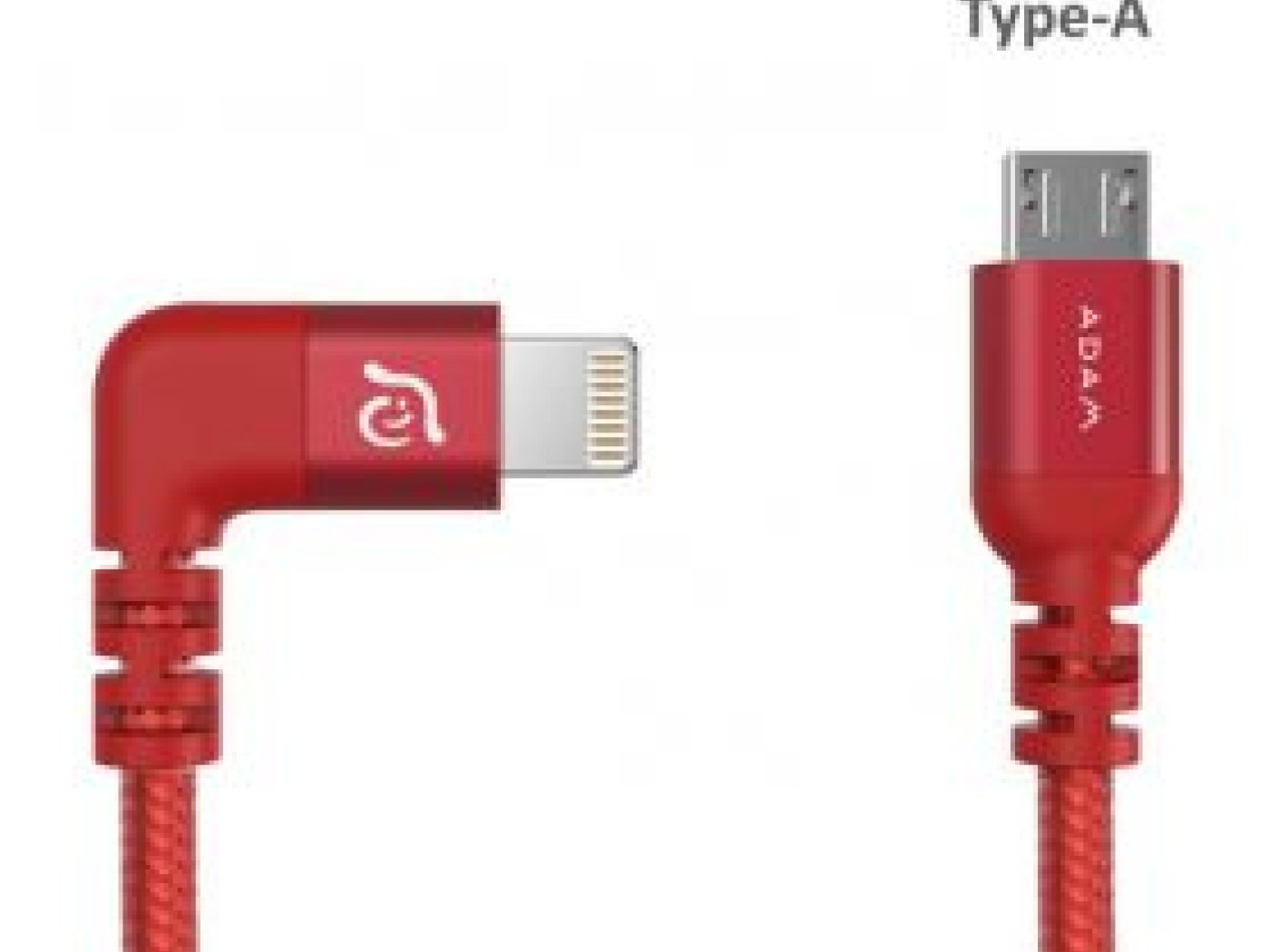 Kabel lightning/microUSB rovný - 30cm pro dron DJI Spark a Mavic series - červený