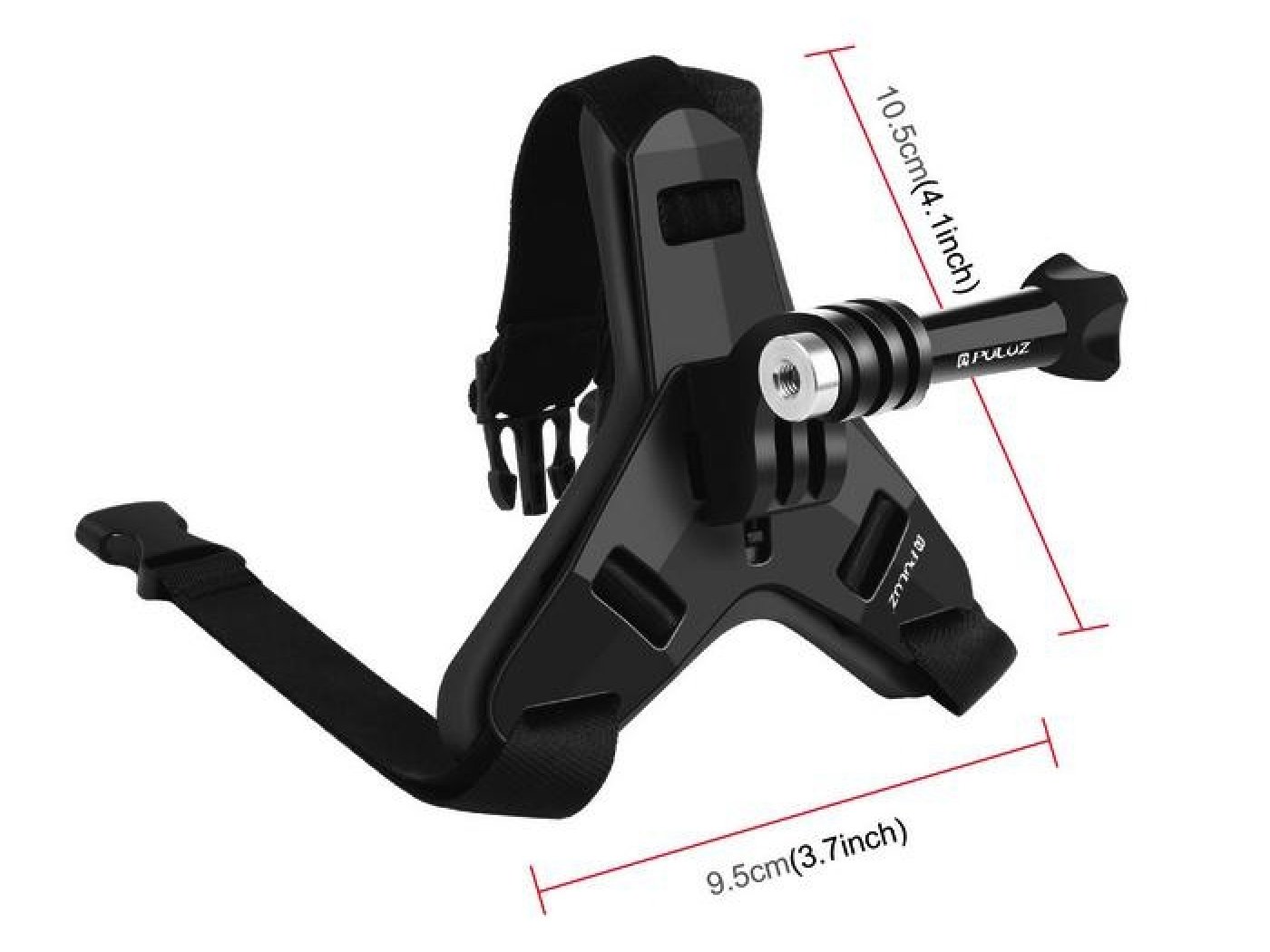 Rychloupínací držák akční kamery na integrální helmu